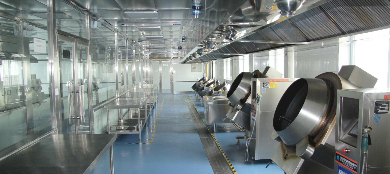 căn tin lớn Kế hoạch kết hợp thiết bị