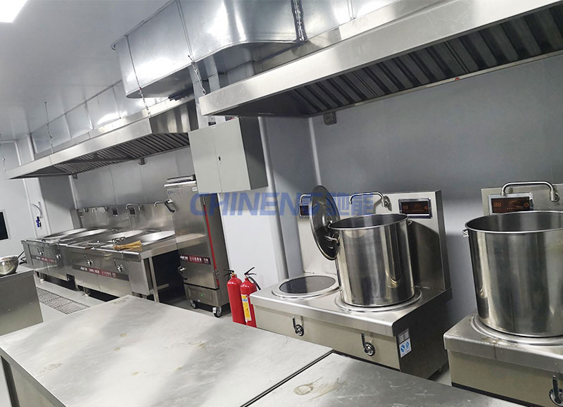 Kết hợp thiết bị nhà bếp trung tâm phục vụ chuỗi Qimamama