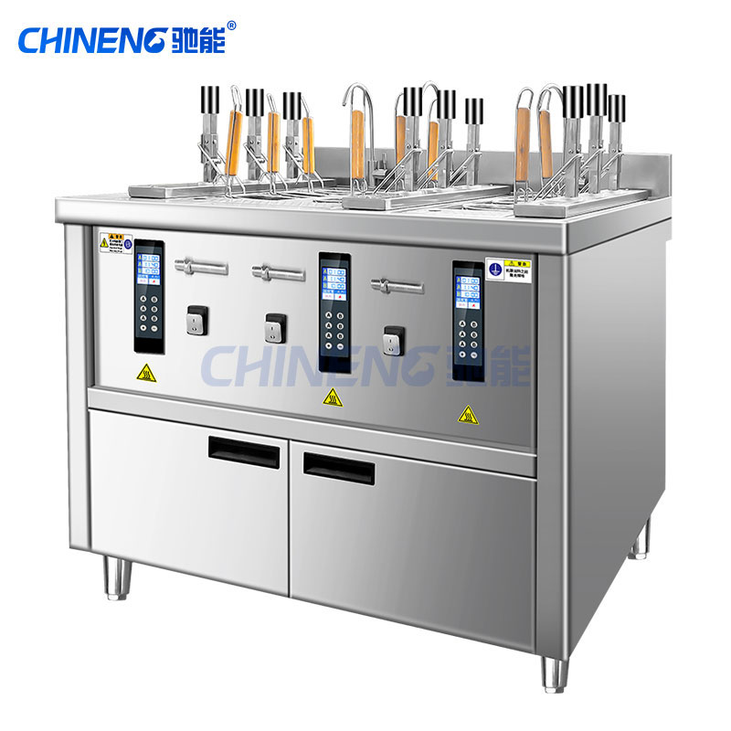 Bếp nấu mì nâng tự động