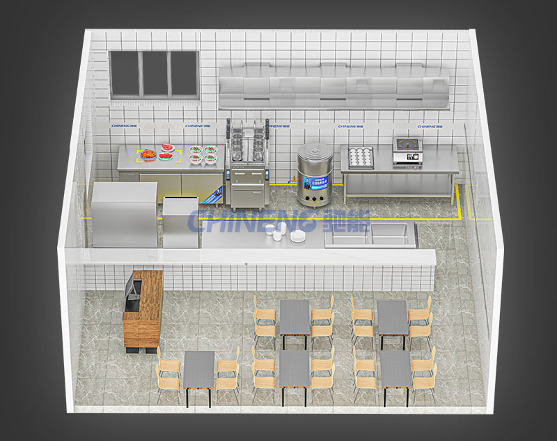 Bột mì hương vịBún và cháo Cảnh 3D