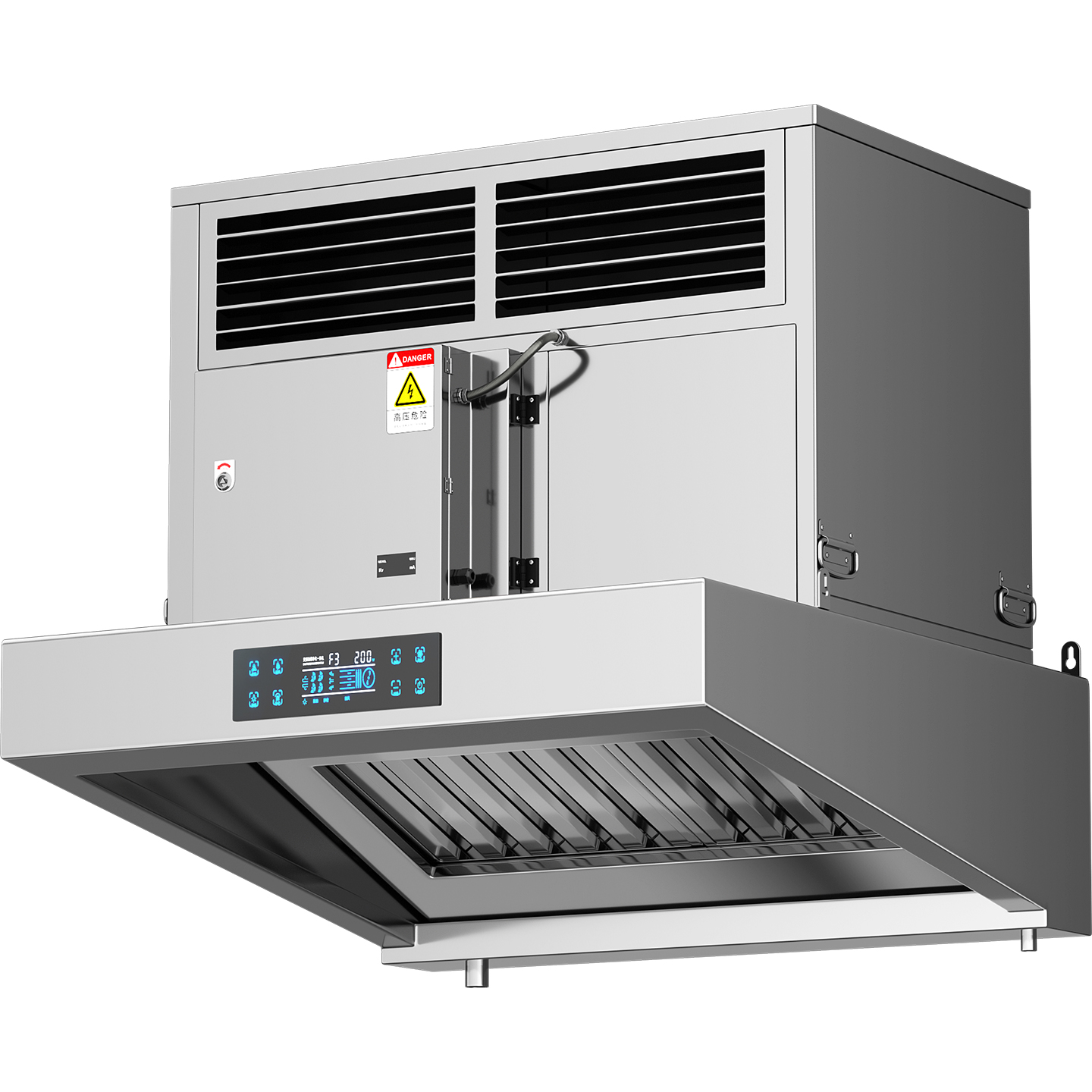 Máy Lọc Khói Dầu Công Nghiệp Tích Hợp