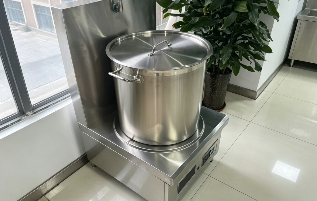 Bếp Hầm Công Nghiệp CHINENG — Đơn & Đôi 8–15 kW, Nồi 98 Lít, Bảo Hành 2 Năm — Nấu Canh, Hầm Xương, Nước Dùng